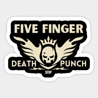 5FDP skull king Sticker